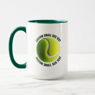 Mug Petit texte VERT CHASSEUR Combinaison 450g Tenis P