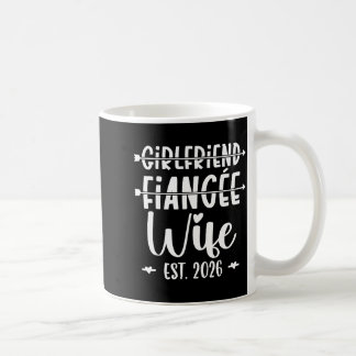 Mug Petite amie fiancée épouse 2026 mariée mariage
