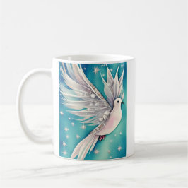 Mug Petite colombe blanche aux ailes éthérées