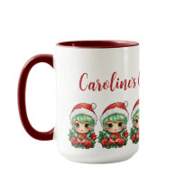Petite fille Elf Xmas Magie Customisée