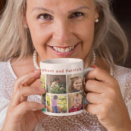 Mug Petite grand-mère photo collage typographie
