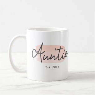 Mug Petite minuscule Bébé rose Brush Stroke Nouvelle t