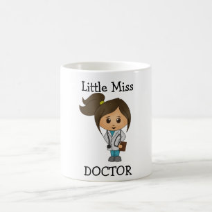 Mug Petite Mlle le docteur - brune mignonne