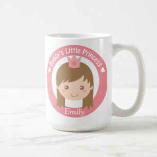 Mug Petite princesse de papa, le princesse mignonne