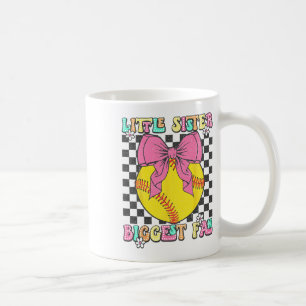 Mug Petite soeur plus grande fan rétro Softll Soeur Fi