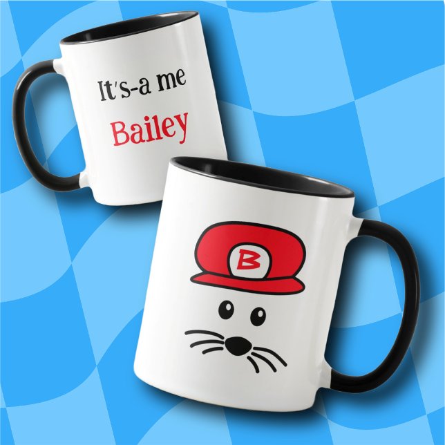 Mug Petite souris Casquette rouge personnalisable (Créateur téléchargé)