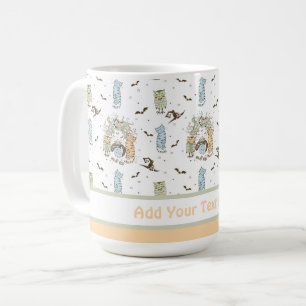 Mug Petites sorcières mignonnes avec chauves-souris ch