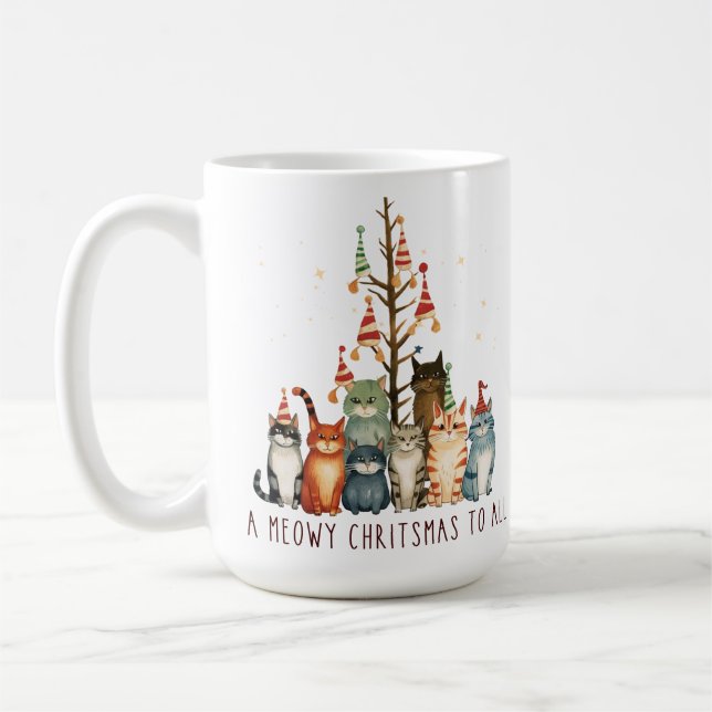 MUG PETITES VACANCES NOËL CUISINE CATS (Gauche)