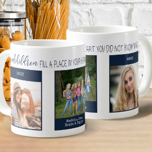 Mug Petits-enfants Remplissent un Endroit Citation 3 P