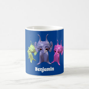 Mug Petits Martiens, personnalisés pour les enfants.