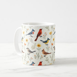 Mug Petits oiseaux colorés