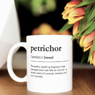 Mug Petrichor Définition Pluie Lover Accueil Décor Cad