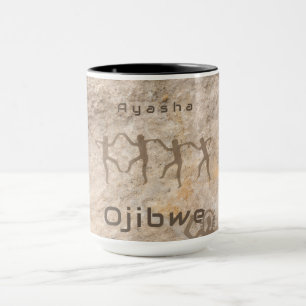 Mug Pétroglyphes du Sud-Ouest Tribu/Nom personnalisé