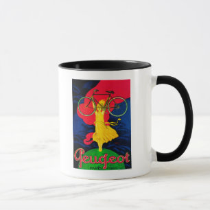 Mug Peugeot Bicyclette Poster VintageEurope