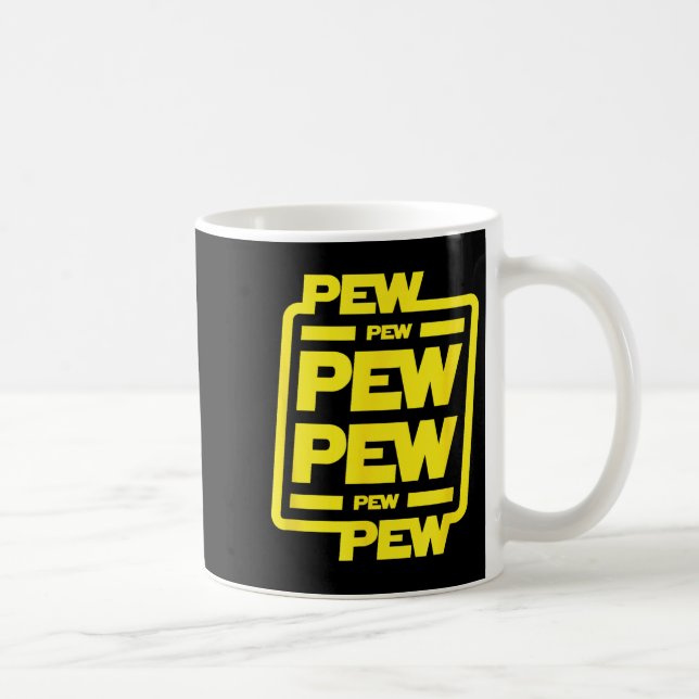 Mug Pew Pew Pew Pew _ Funny Nerdy Science Fiction (Droite)