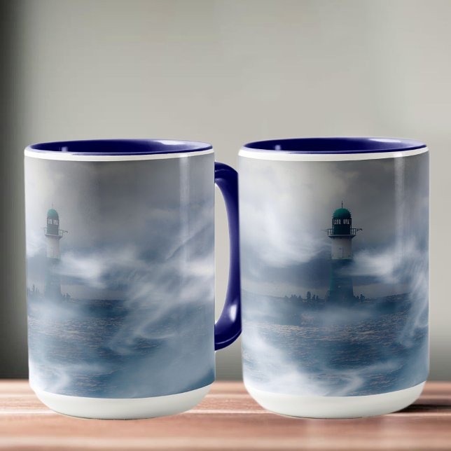 Mug Phare dans la tempête - Mer Baltique (Créateur téléchargé)