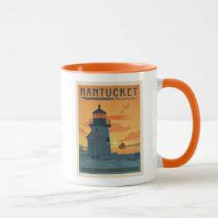 Mug Phare de Brant Point Nantucket MA
