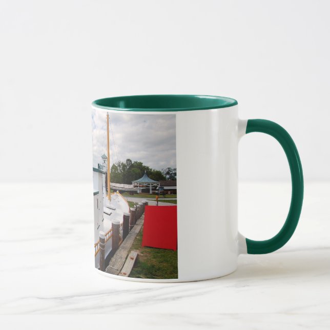 Mug Phare de détroit de Hooper et bateau de dragage de (Droite)