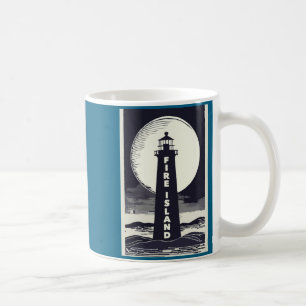 Mug Phare de Fire Island New York Lune