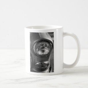 Mug Phare de la Chevy 55 en nuances de gris