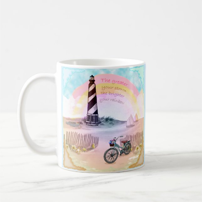 Mug Phare de la Stormy à vélo (Gauche)