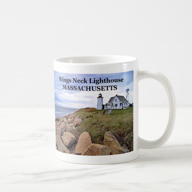 Mug Phare de Wings Neck, dans le Massachusetts (Droite)