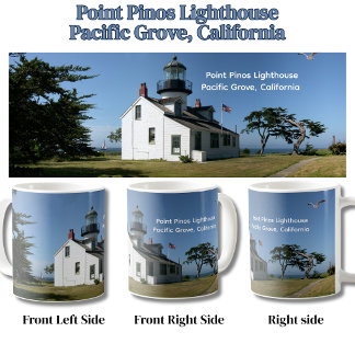 Mug Phare historique de Point Pinos Californie
