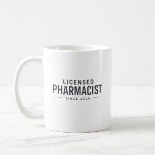 Mug Pharmacien agréé depuis 2026 Conception profession