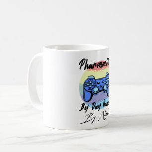 Mug Pharmacien de jour, joueur de nuit