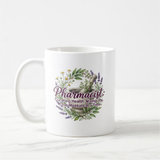 Mug Pharmacist Curating Health Apothecary Botanical