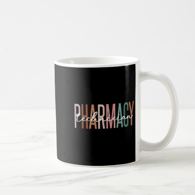 Mug Pharmacy Technician Certified Pharm Tech Pharmacis (Droite)