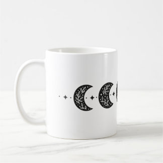 Mug Phases de lune florale