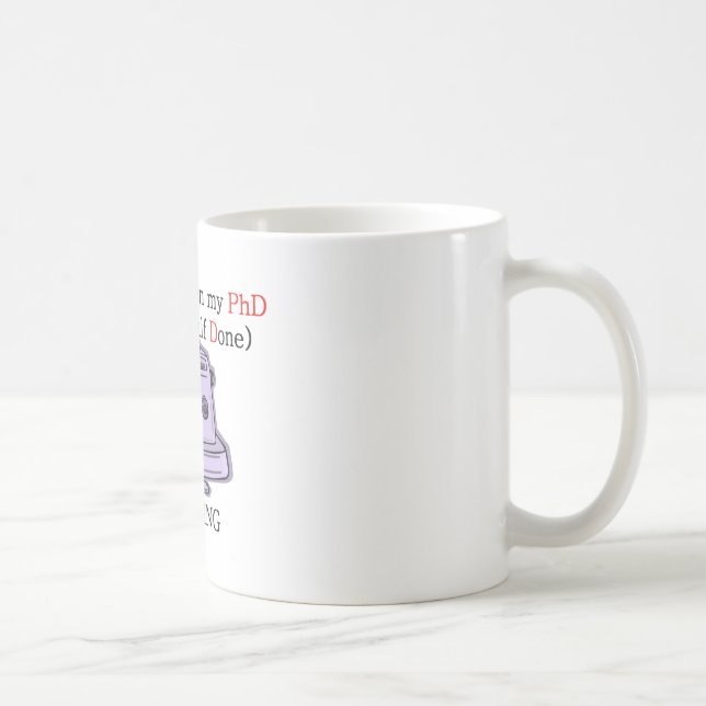 Mug PhD de couture (Droite)