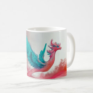 Mug phénix, un oiseau mythique connu pour sa régénérat