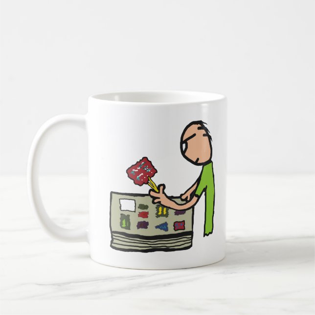 Mug Philately Stamp Collecting (Gauche)