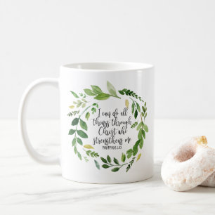 Mug Philippiens Bible Scripture verse Inspiration