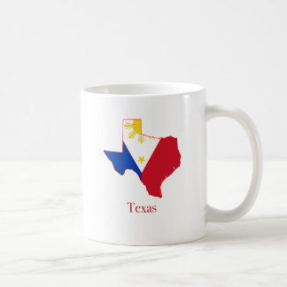 Mug Philippines diminuent au-dessus de la carte d'état