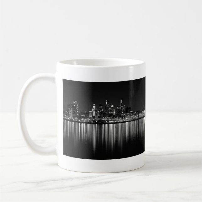 Mug Philly night b/w (Gauche)