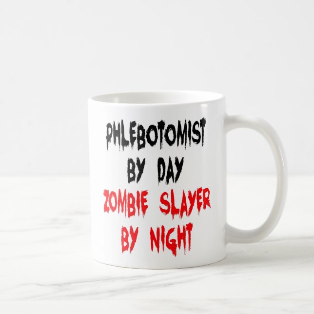 Mug Phlebotomist Zombie Slayer  (Droite)