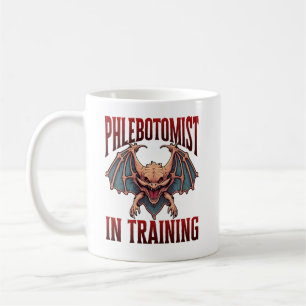 Mug Phlébotomiste en formation drôle étudiant chauve-s