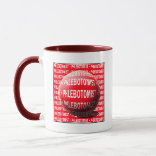 MUG PHLÉBOTOMISTE SPHÈRE GOUTTE SANGUINE