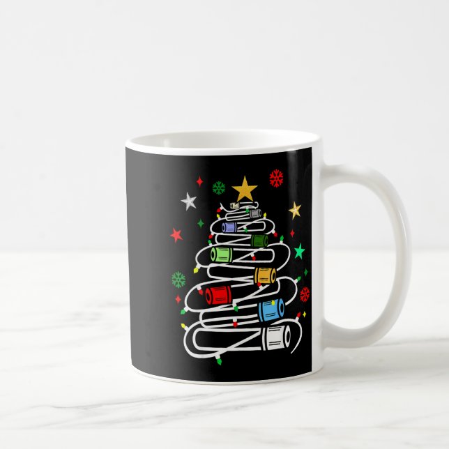 Mug Phlebotomy Blood Tube Christmas Tree Phlebotomist  (Droite)