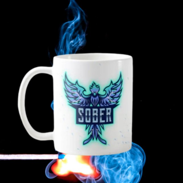 Mug Phoenix de Sobriété (Créateur téléchargé)