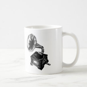 Mug Phonographe vintage