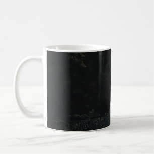 MUG PHOTO À PEU PRÈS CONCENTRÉE DU PONT EN BOIS BROWN