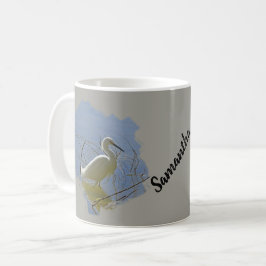 Mug Photo Aiguille Blanche Elégant Oiseau Calme Eau Na