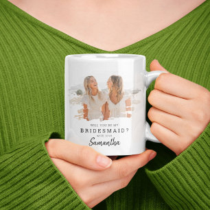 Mug Photo avec tache tendance   Veux-tu être ma demois