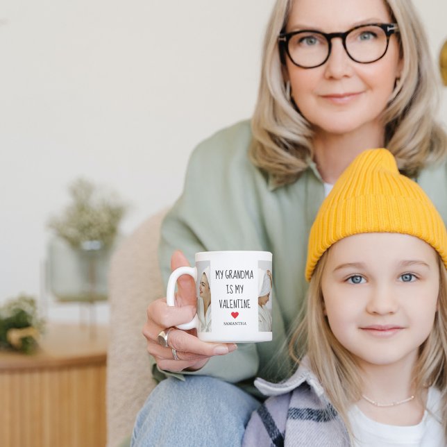 Mug Photo Collage | Ma mère est mon cadeau Valentine (Créateur téléchargé)