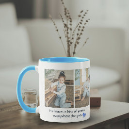 Mug Photo Collage Photo Fille Cute Personnalisée Café