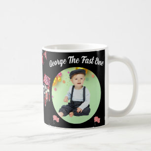 Mug Photo d'anniversaire de 1 an Fast One voiture de c
